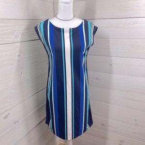 Tommy Hilfiger Striped Front Dress S FREE SHIP